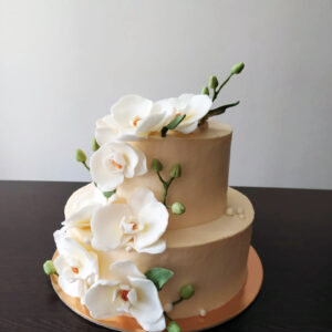 Свадебный торт орхидея